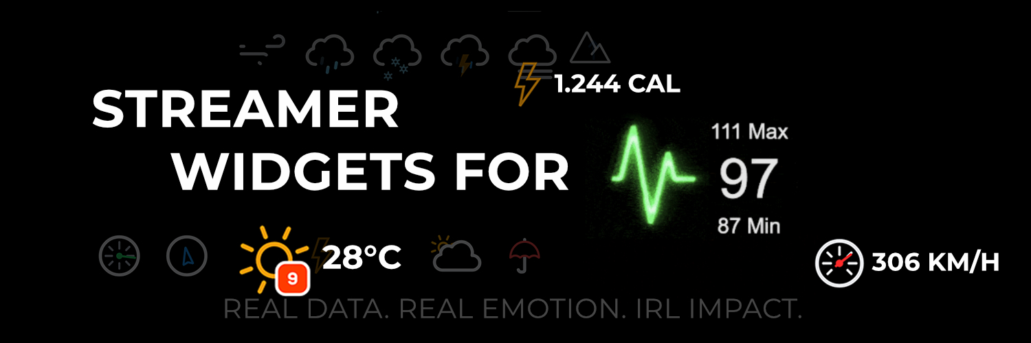 HypeRate – Heart Rate & IRL Data on Stream banner