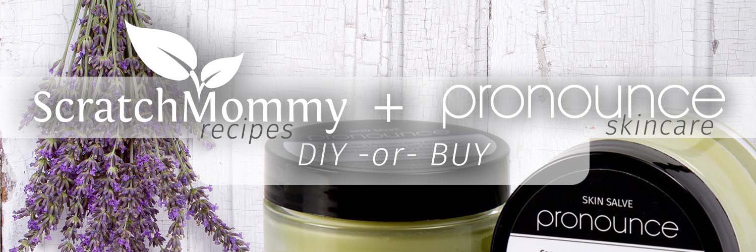 Pronounce Skincare / Scratch Mommy banner