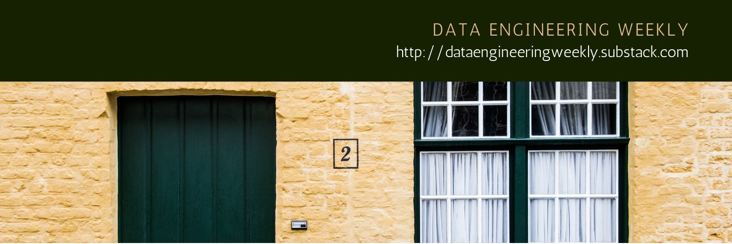 Data Engineering Weekly banner