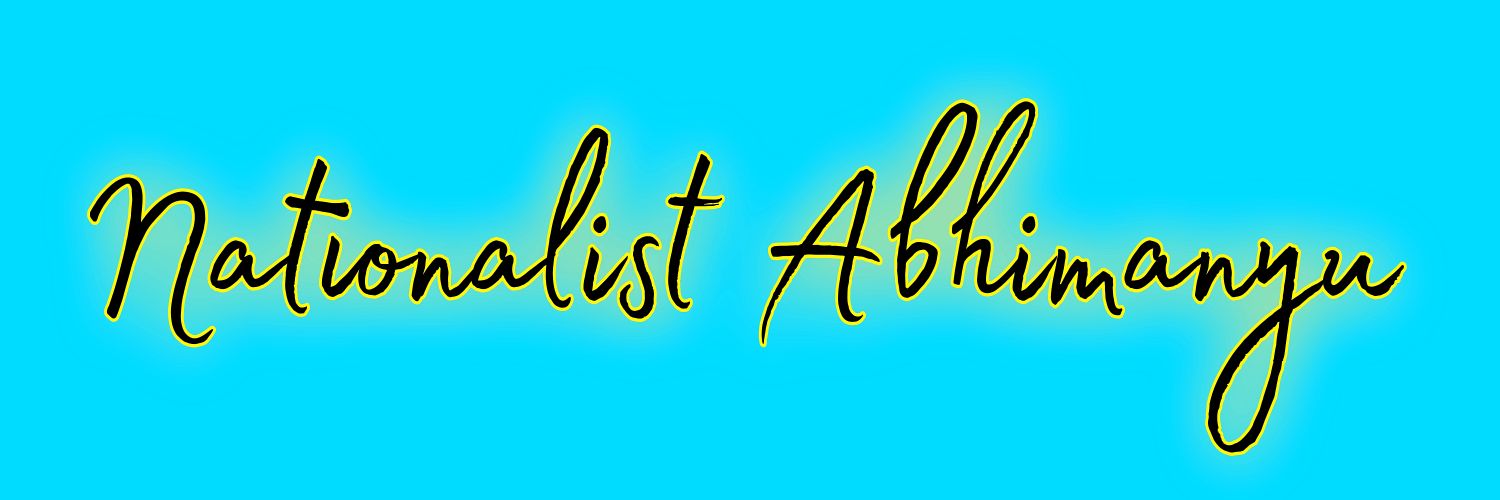 Nationalist Abhimanyu 🇮🇳 banner