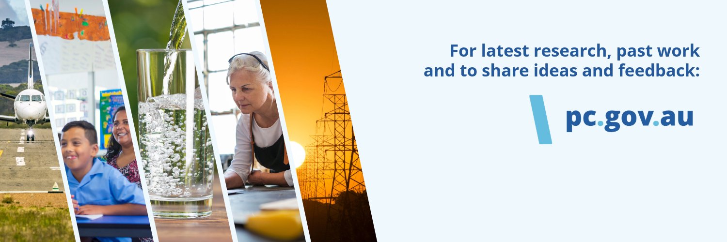 Productivity Commission banner