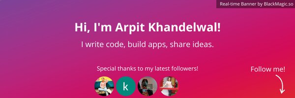 arpittdev Profile Banner