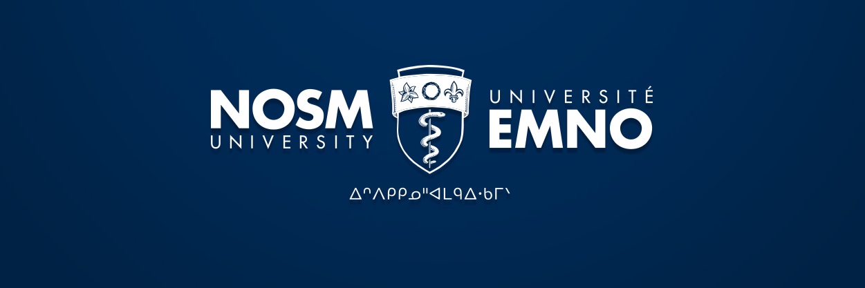 NOSM University | Université EMNO banner
