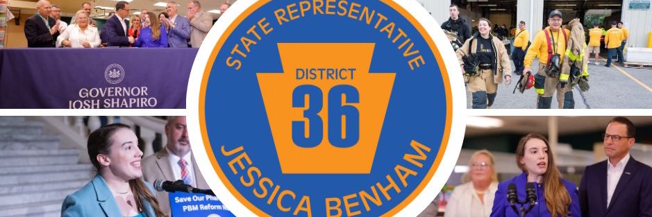 Rep. Jessica Benham banner