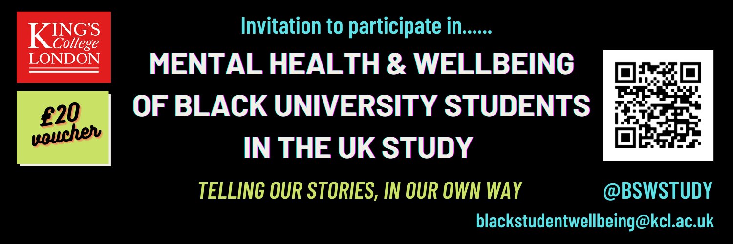 Black Students Mental Health & Wellbeing Profile Banner