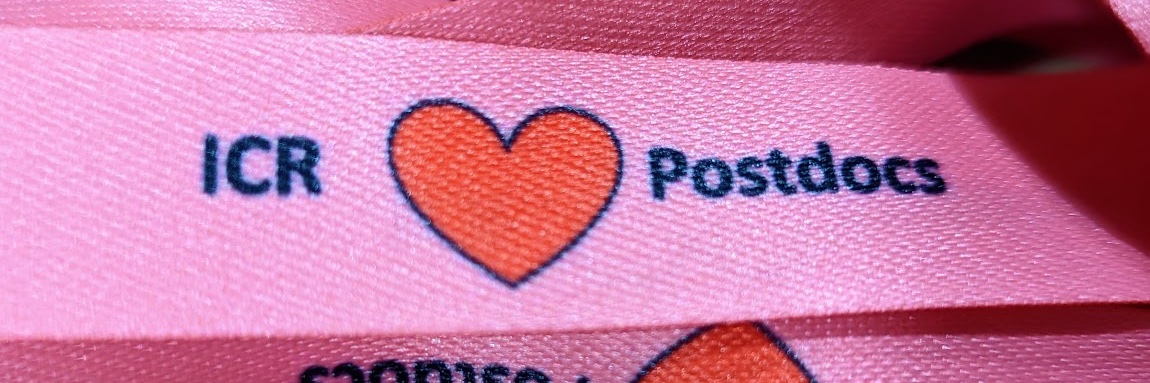 ICR Postdoc Association (PDA) banner