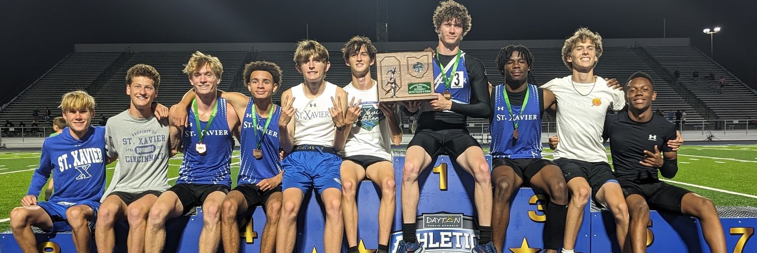St. Xavier Track & Field banner
