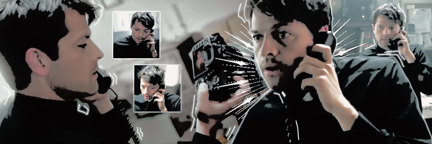 ‎ ‎ ‎‎ ‎ ‎ ݁ ‎ ‎ ‎ ‎﹡ ‎ ‎ f𝗮͟ther ‎ ‎ ‎castiel. banner