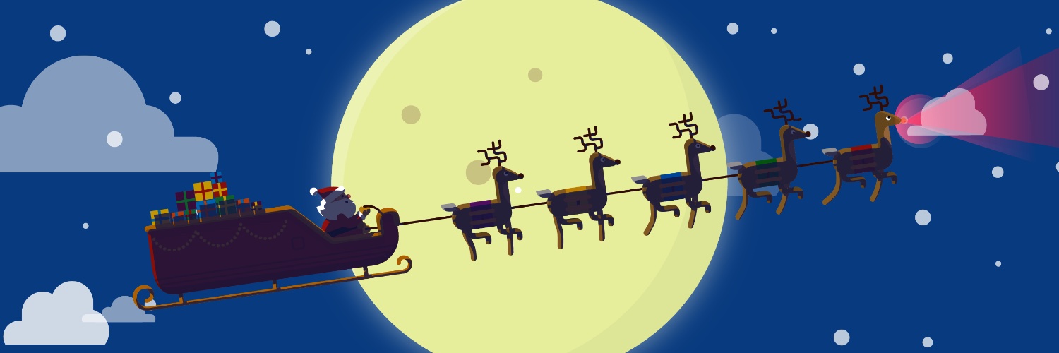 Google Santa Tracker banner