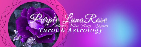 Purple LunaRose Tarot Profile Banner