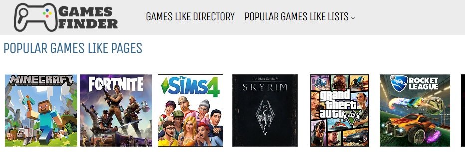 Games Finder banner