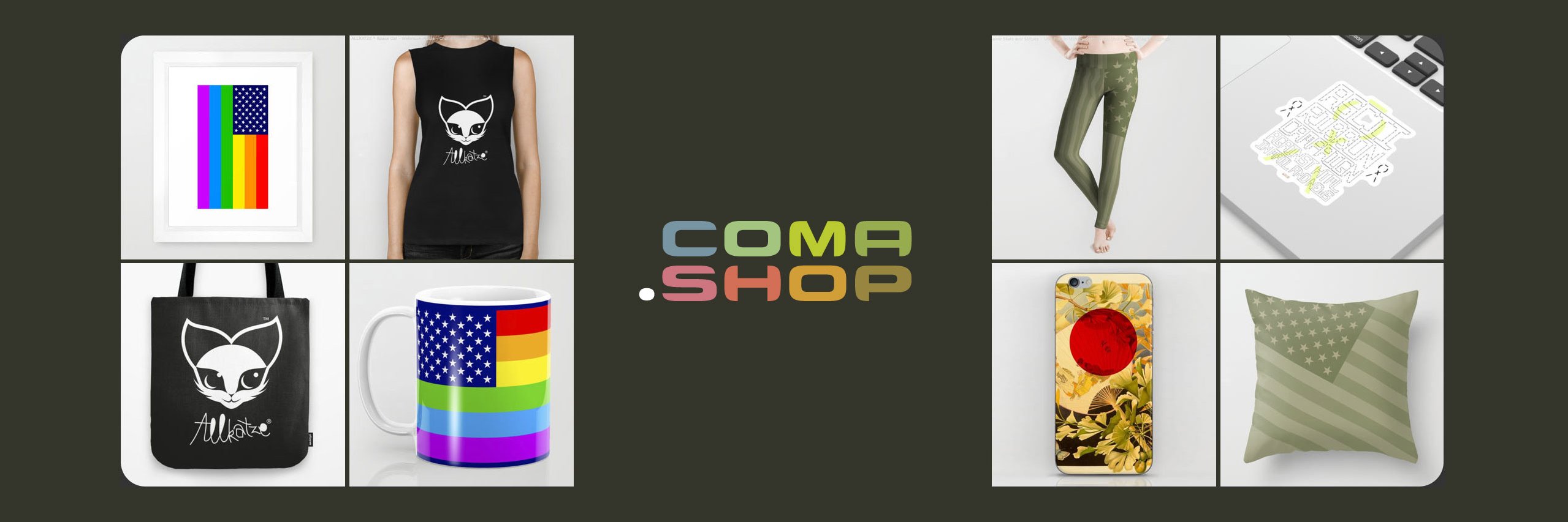 comashop's profile banner image