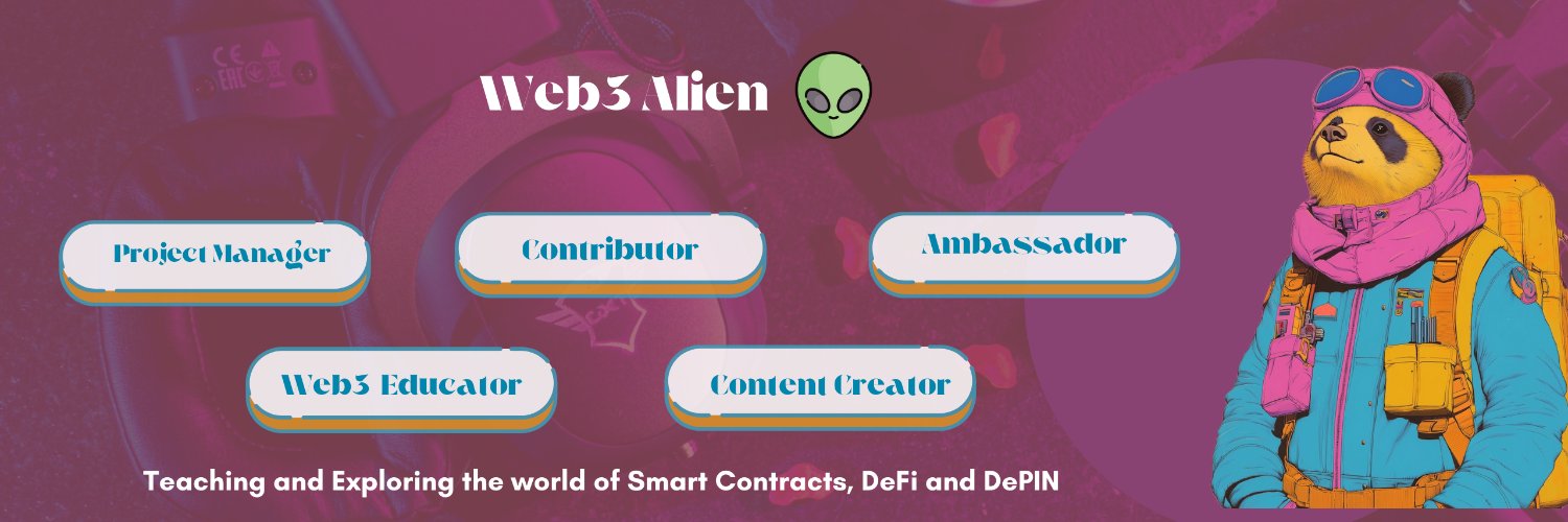 Web3 Alien 👽 banner