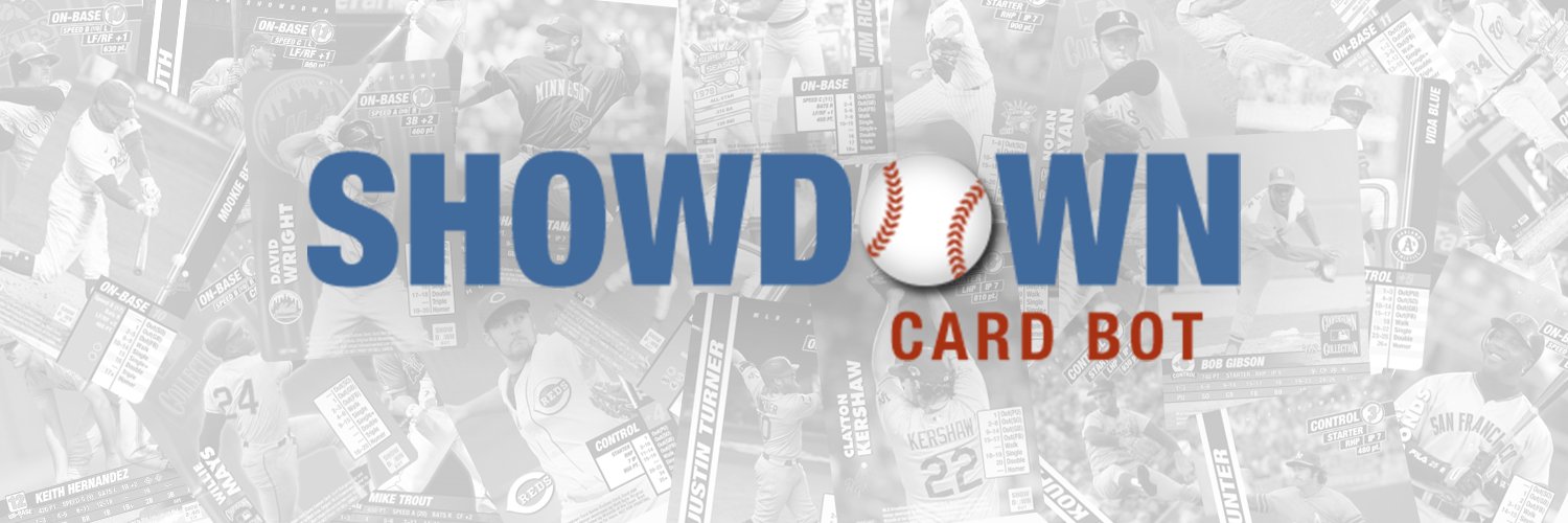 MLB Showdown Bot banner