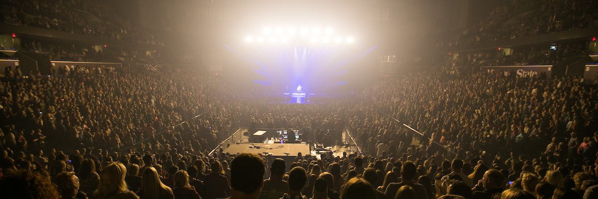 Great Southern Bank Arena banner