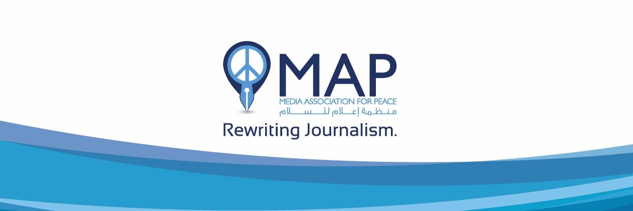 Media Association for Peace (MAP) banner