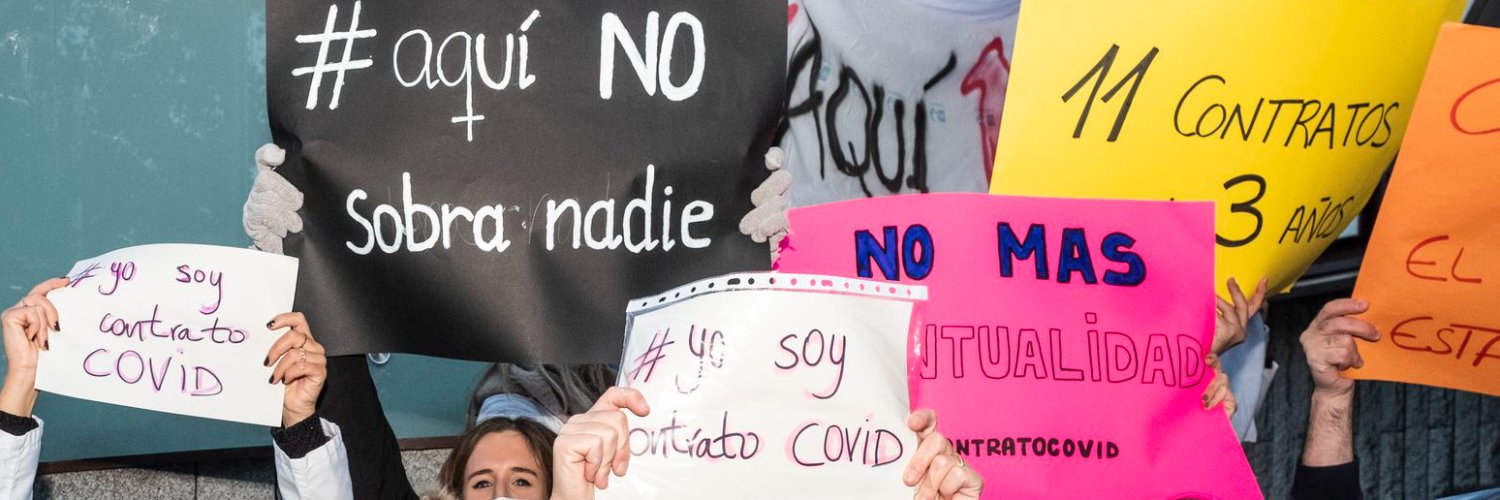 Médicos precarios de Madrid banner