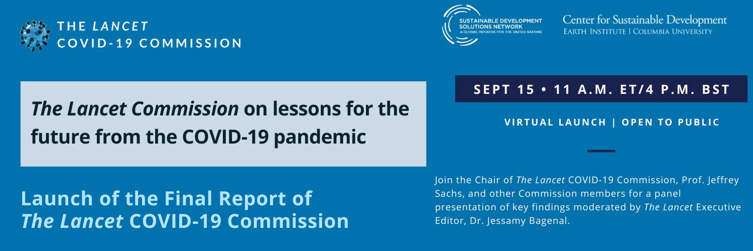 The Lancet Covid-19 Commission Profile Banner