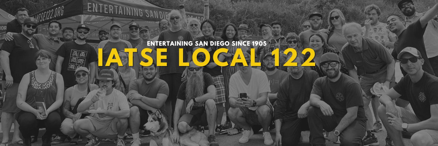 IATSE 122 banner