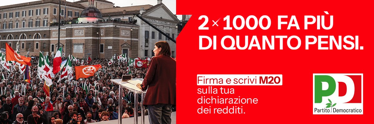 Partito Democratico 🇮🇹 🇪🇺 banner