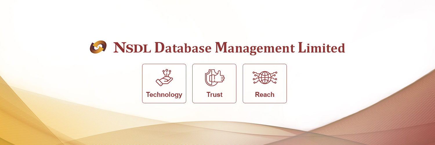 NDML (NSDL Database Management Ltd.) banner