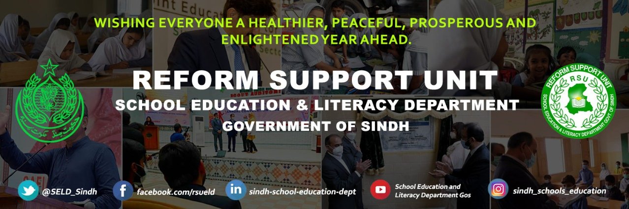 Reform Support Unit, SELD Sindh banner