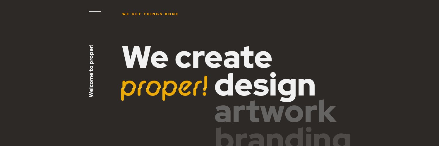 Proper Creative banner