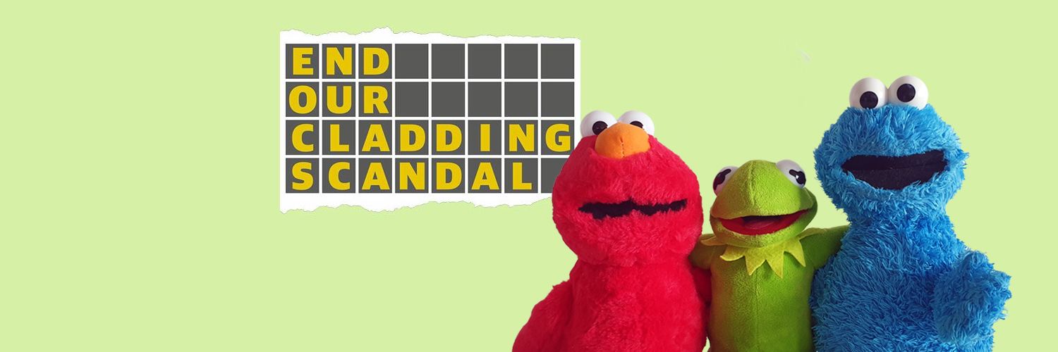 Cladding Kermit banner