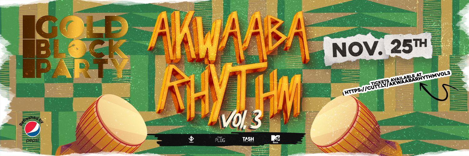 Gold Block Party banner