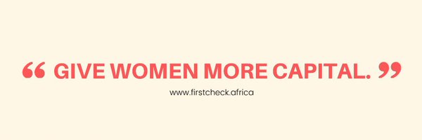 FirstCheck Africa Profile Banner