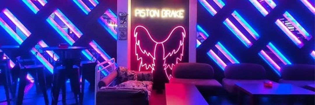 PISTON BRAKE BIKERS BAR banner