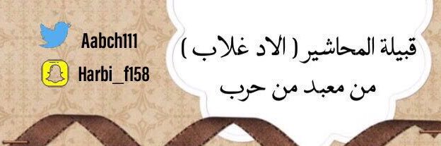 قبيلة المحاشير banner