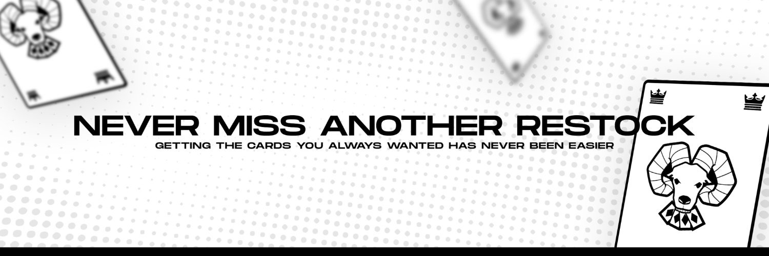 The Goat Monitor (Trading Card Stock Tracker) banner