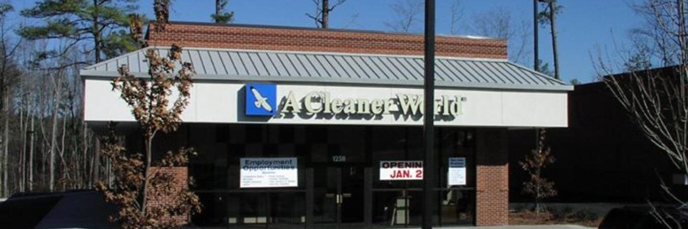 A Cleaner World banner