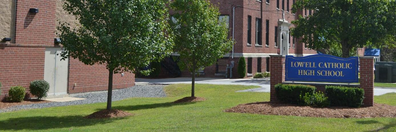 Lowell Catholic banner