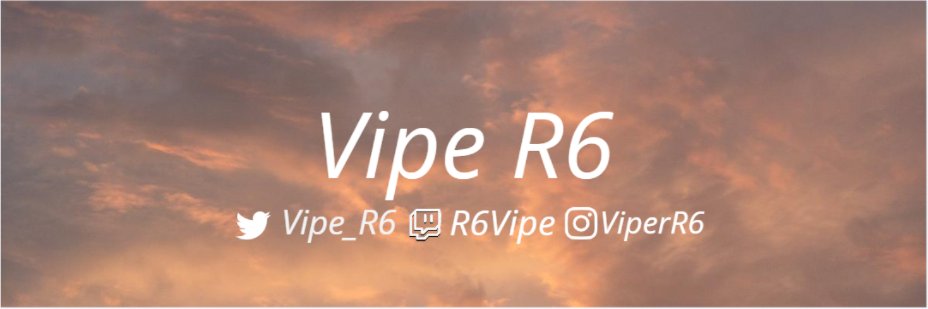 VipeR6 banner
