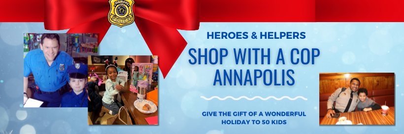 Heroes & Helpers: Holiday Shop With a Cop banner