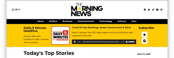 _TheMorningNews Profile Banner