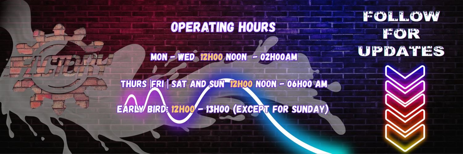 The Factory Bar banner