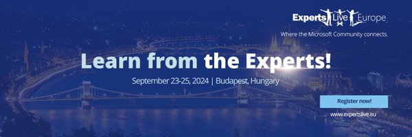 ExpertsLiveEU Profile Banner