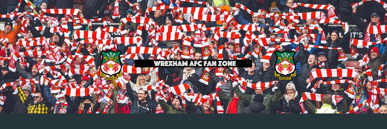 Wrexham AFC fanzone's banner