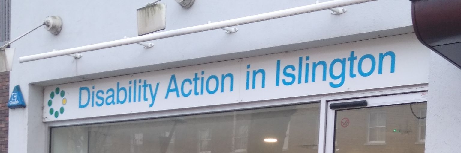 Disability Action In Islington banner