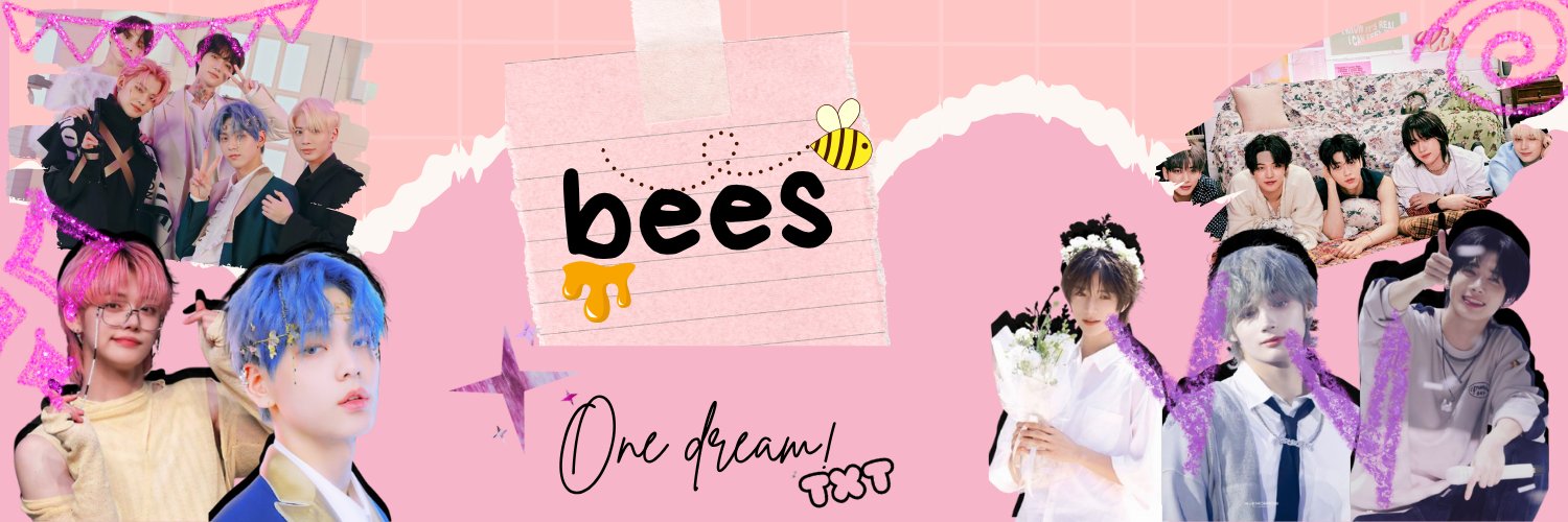 7TH YEAR: bees 𖣂 banner