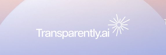 Transparently.AI banner