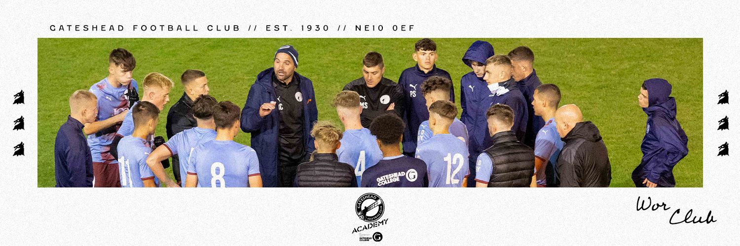 Gateshead FC Academy banner