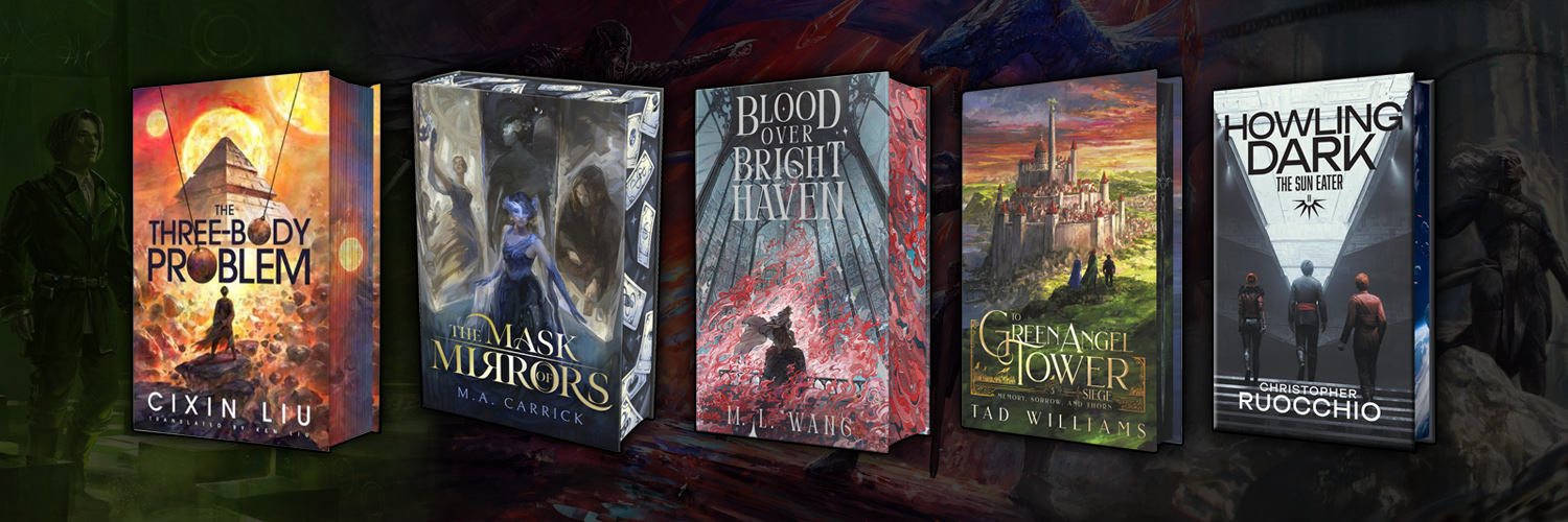 The Broken Binding | Bookstore's banner