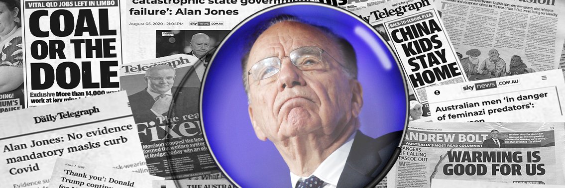 Australians for a Murdoch Royal Commission banner