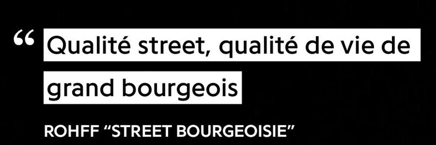 Street Bourgeois. Profile Banner