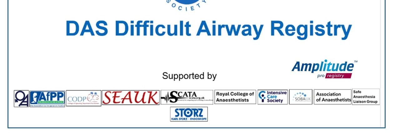 DAS Difficult Airway Registry's banner