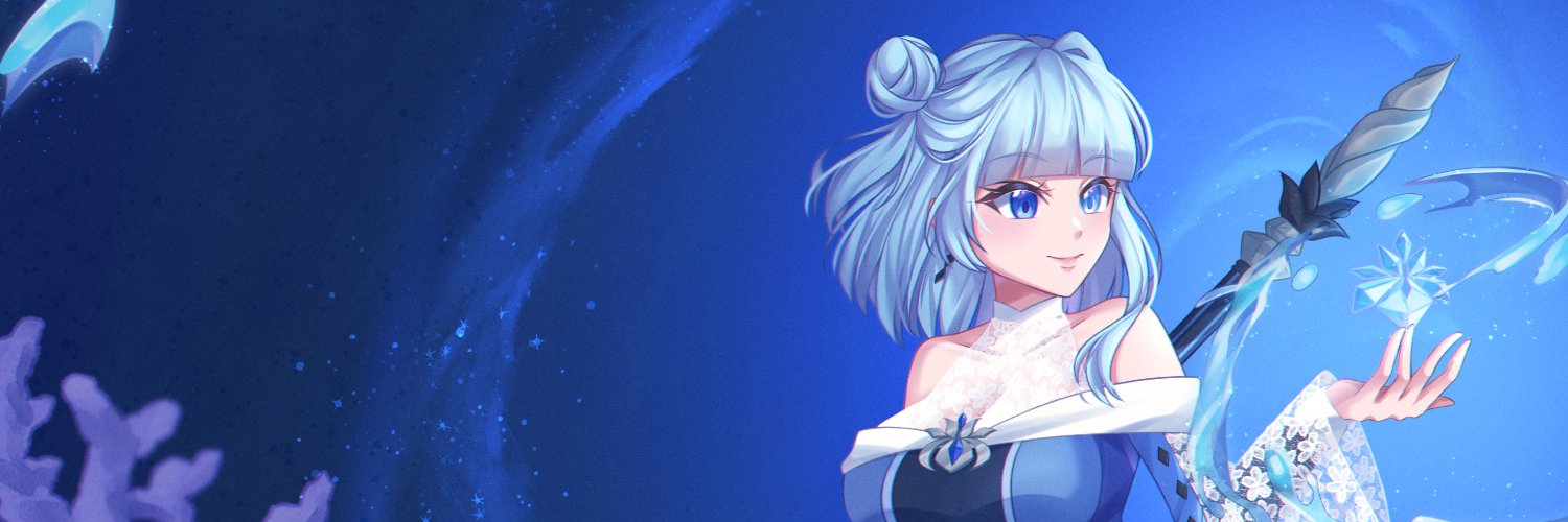 Blue Iris 💙🩵 VGEN COMMISSION banner